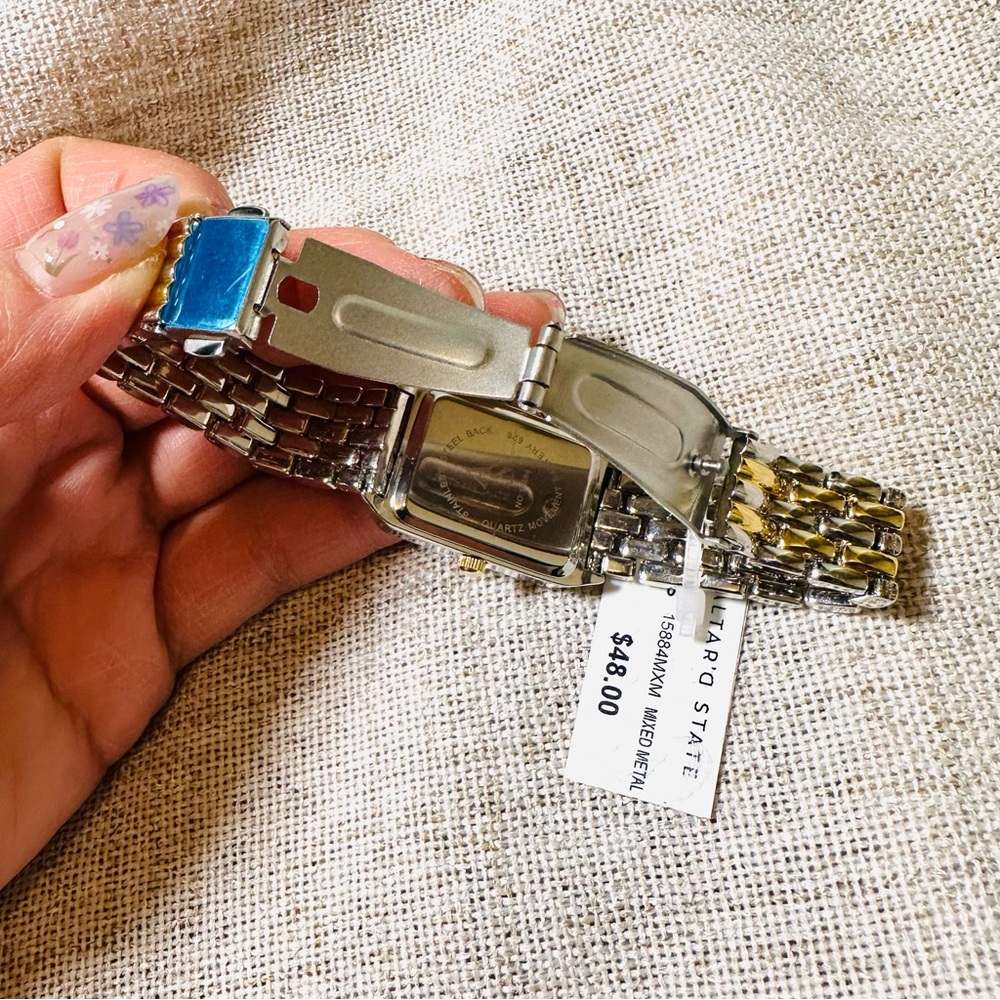 Altar'd State Two-Tone Rectangular Watch NWT - image 4